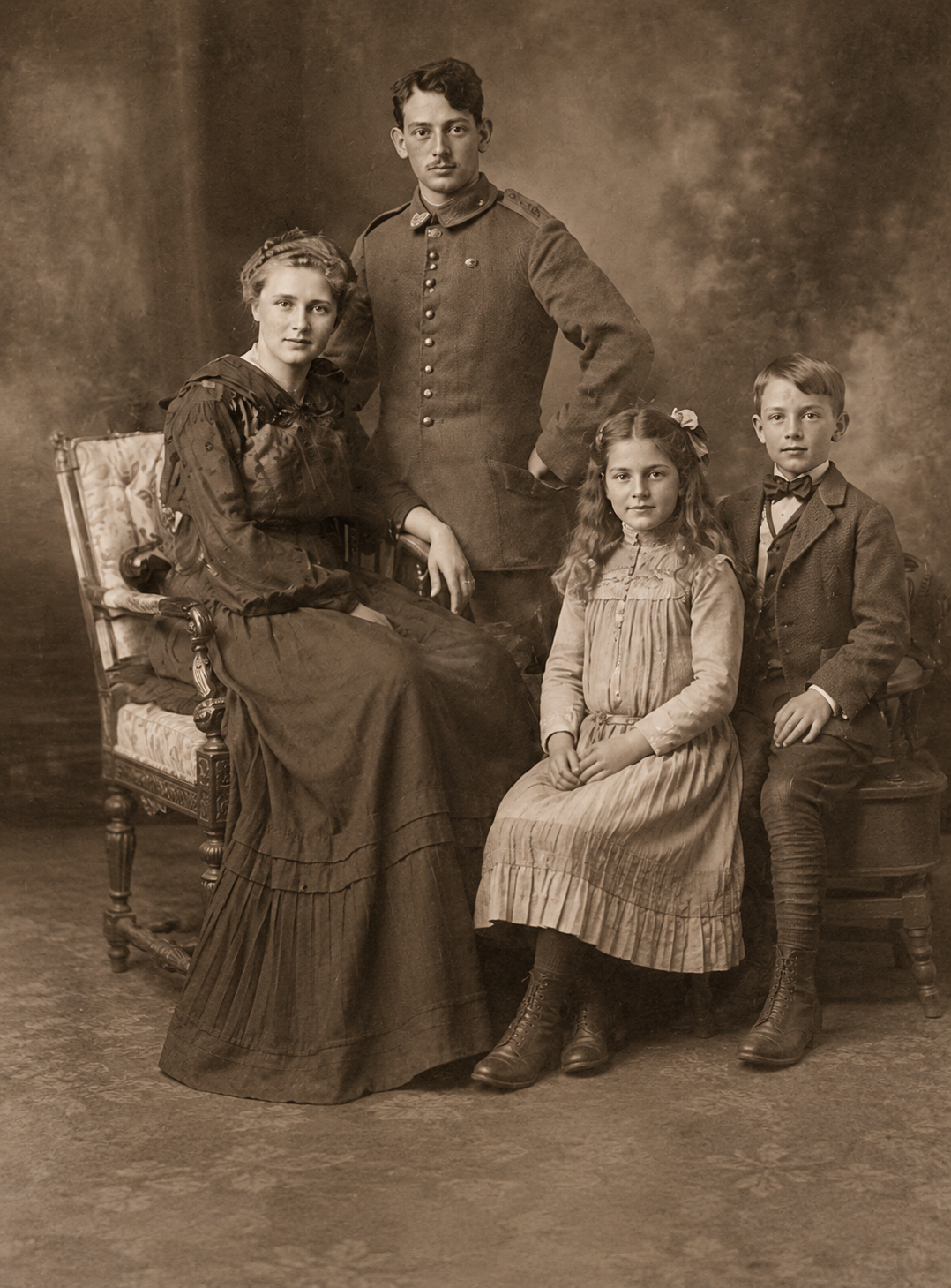 Historic family portrait